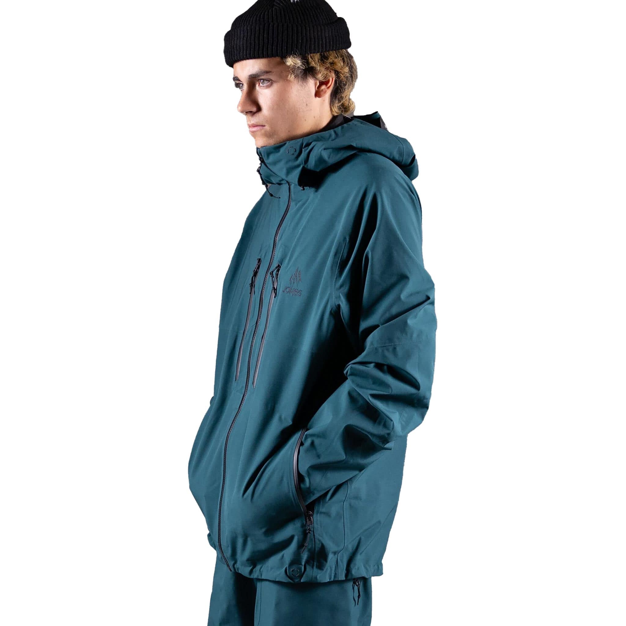 Jones Shralpinist Stretch Recycled Jacket Pacific Teal 2025 Mens Snowboard Coat