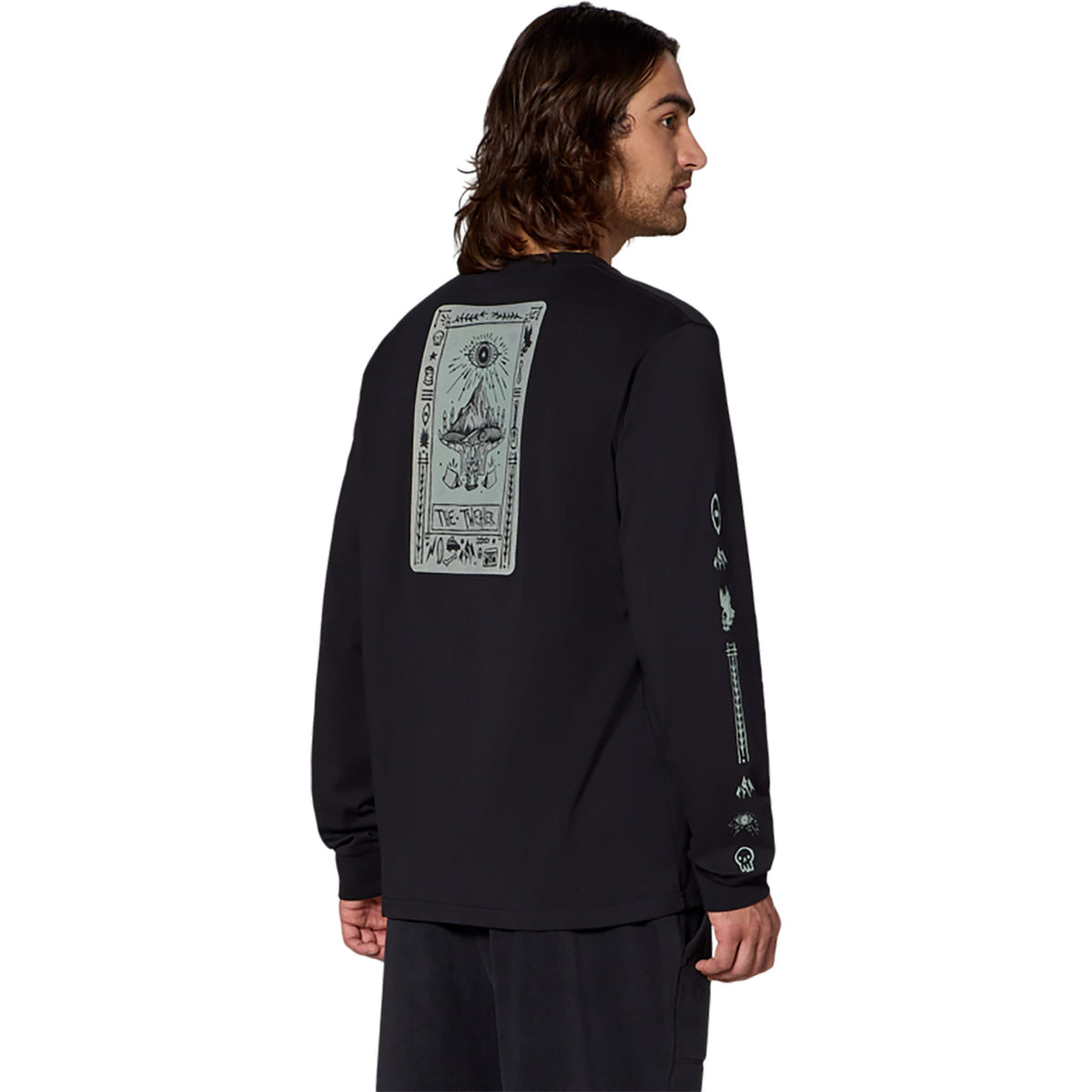 Jones Tweaker Organic Cotton Long Sleeve Tee Stealth Black 2027 T Shirt