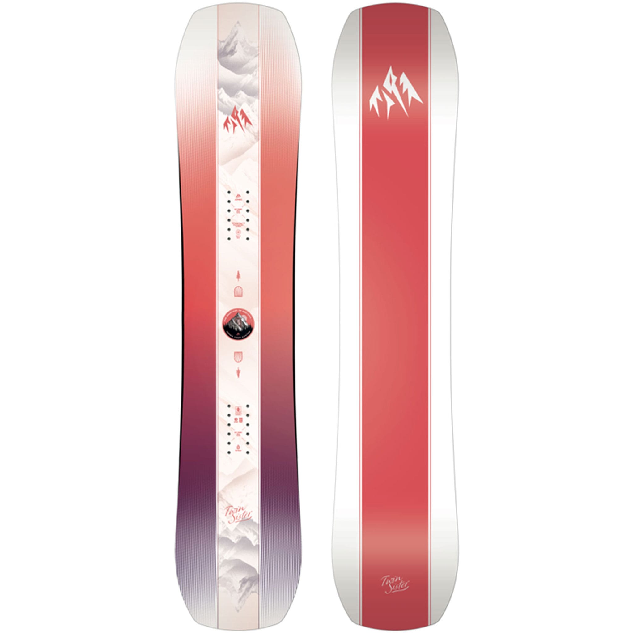 Jones Twin Sister Junior Snowboard White 2027 Youth Snowboards