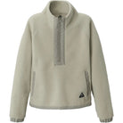 Jones Women's Campfire Recycled Sherpa Fleece Pullover Smoke Grey Womens Thermal