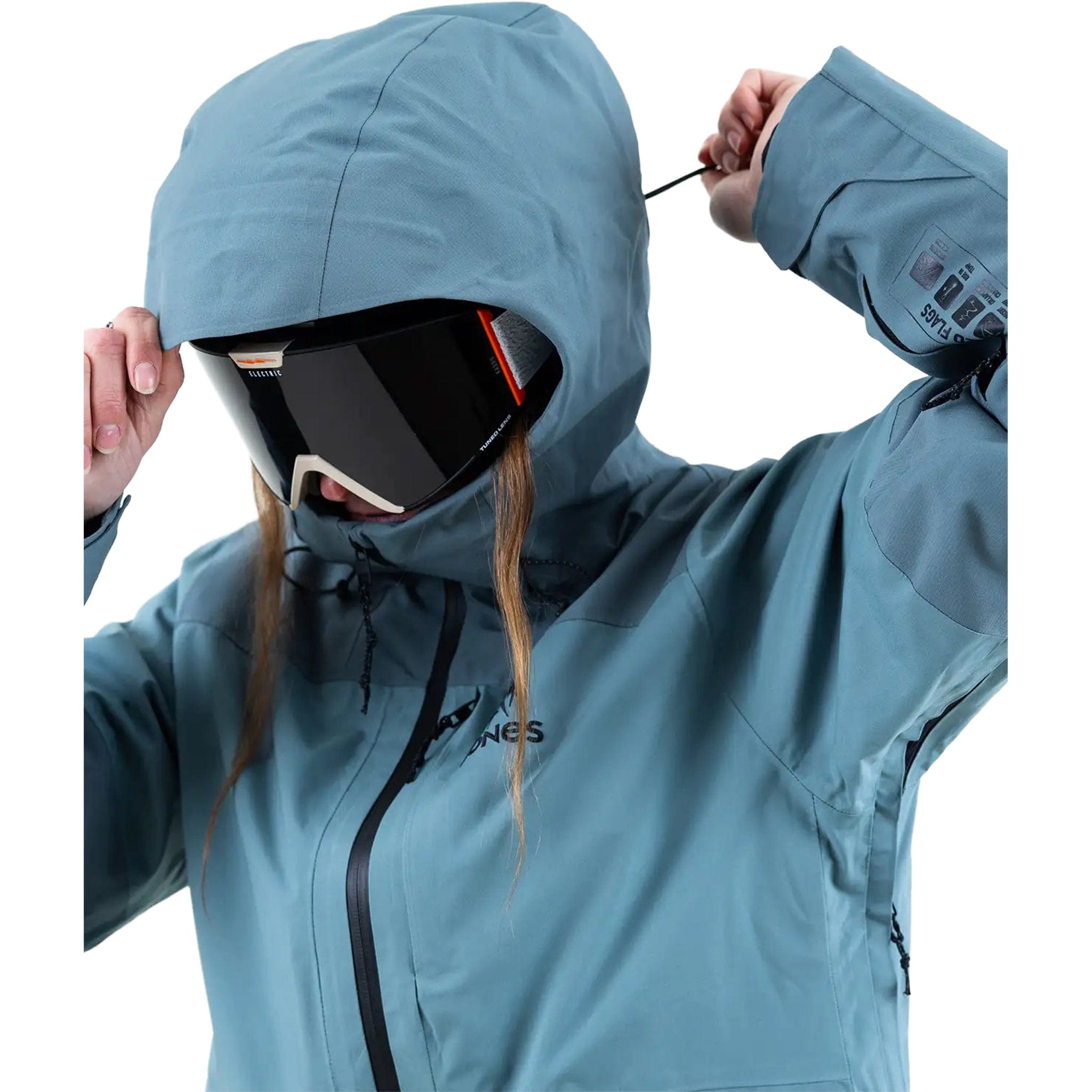 Jones Women's MTN Surf Recycled Jacket Smoke Grey Womens Snowboard Jacket