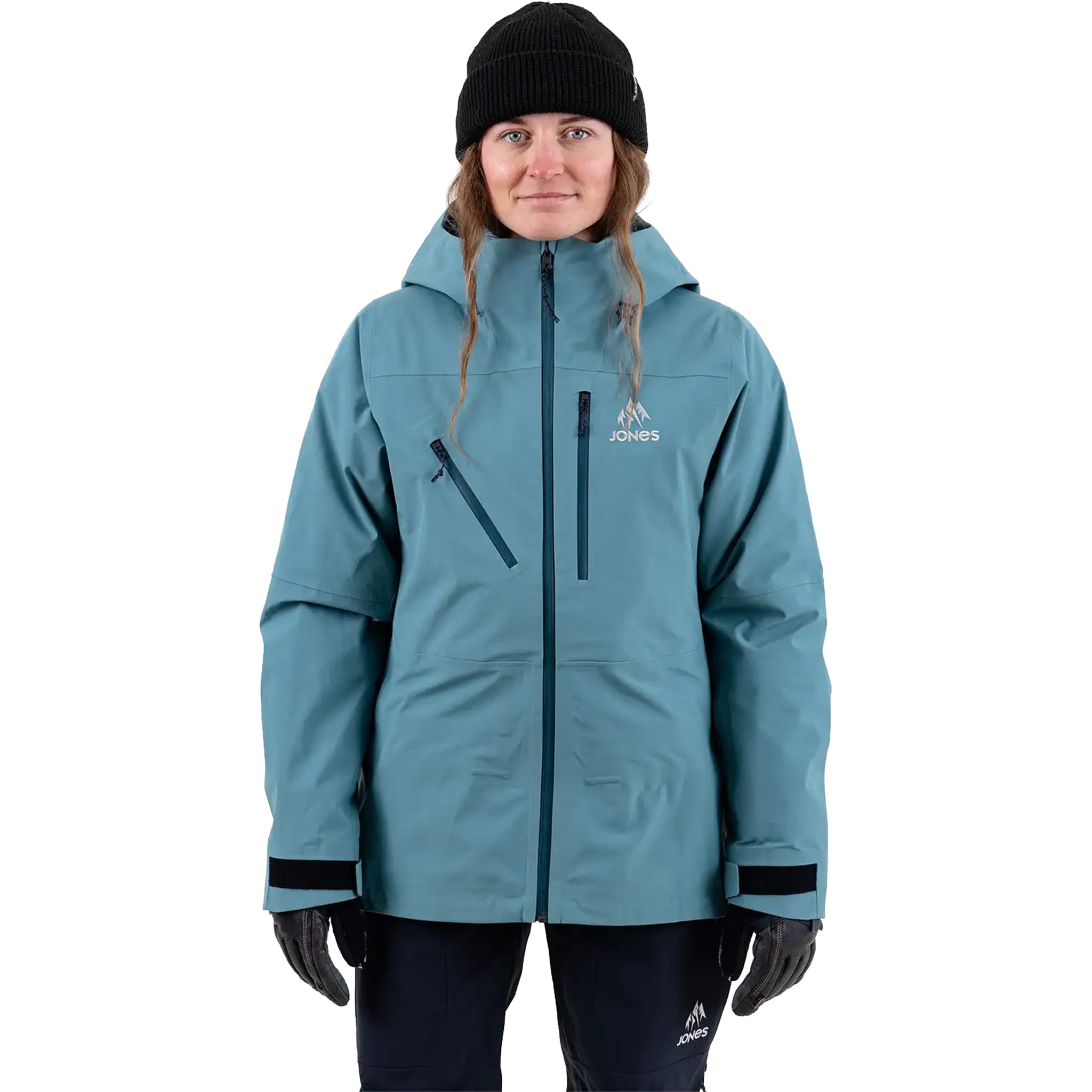 Jones Women's Shralpinist Stretch Recycled 3L Jacket Atlantic Blue Womens Snowboard Jackets