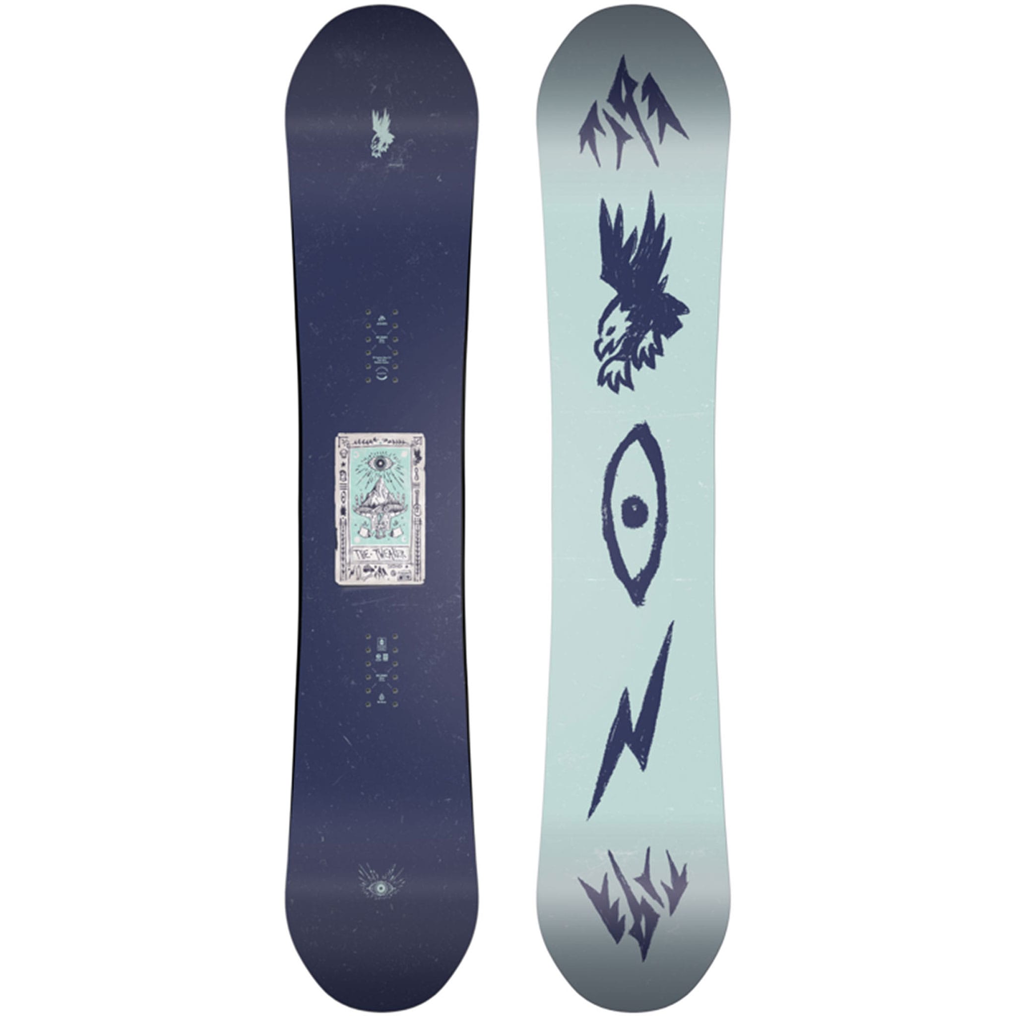 Jones Women's Tweaker 2.0 Snowboard Blue 2027 Womens Snowboards