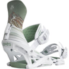 Jones Womens Aurora Art Snowboard Binding White 2025 Women's Bindings