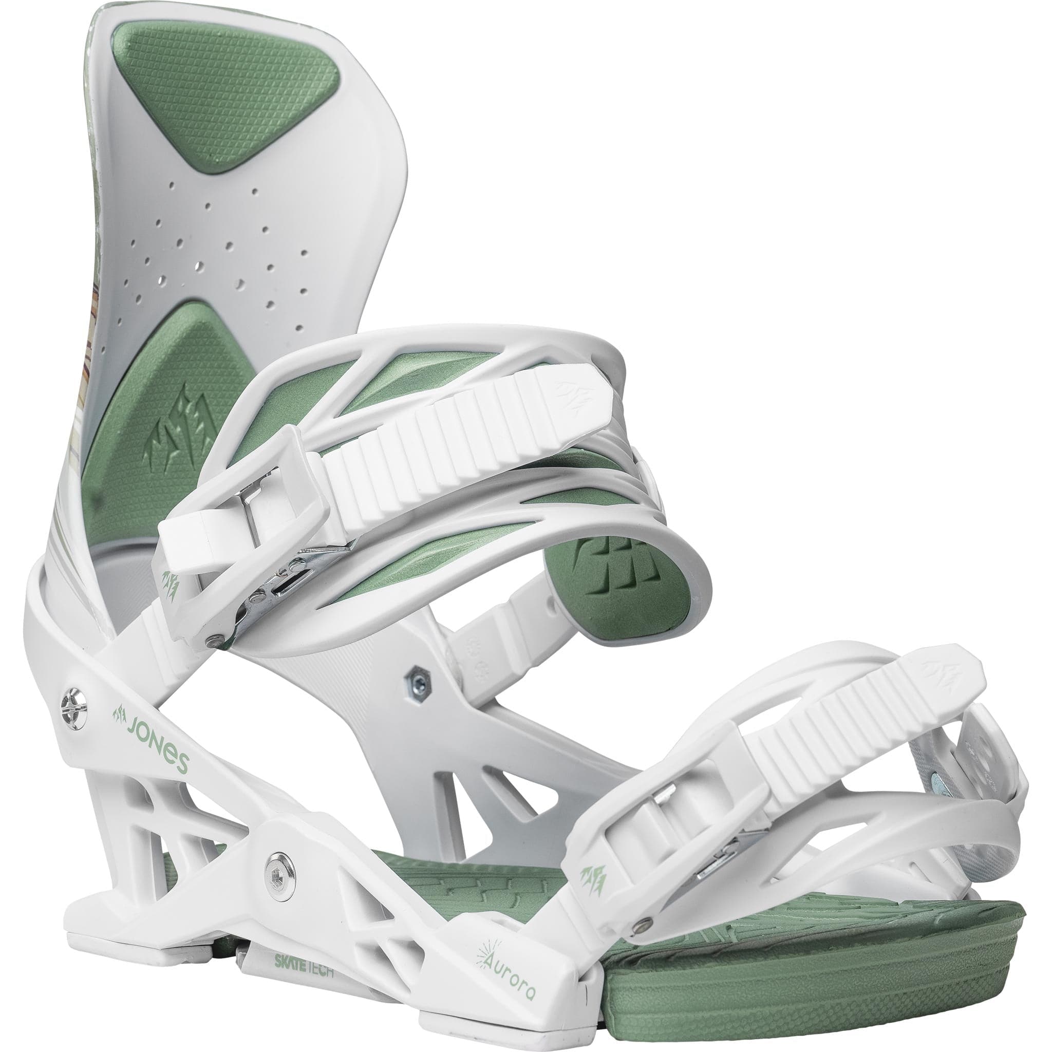 Jones Womens Aurora Art Snowboard Binding White 2025 Women's Bindings