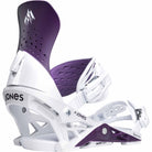 Jones Womens Aurora Snowboard Binding Deep Purple White 2026 Women's Bindings