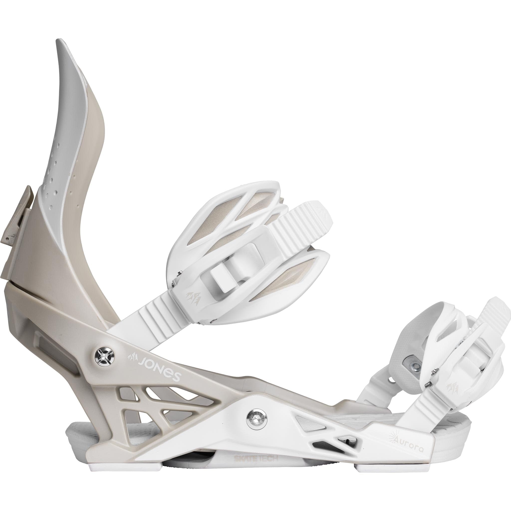 Jones Womens Aurora Snowboard Binding White Mineral 2025 Women's Bindings