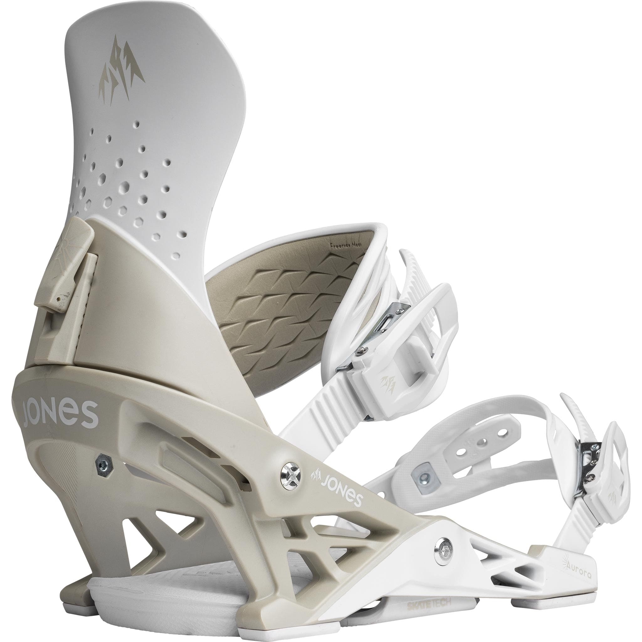 Jones Womens Aurora Snowboard Binding White Mineral 2025 Women's Bindings