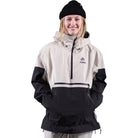 Jones Womens MTN Surf Recycled Anorak Smoke Gray 2025 Womens Snowboard Jacket