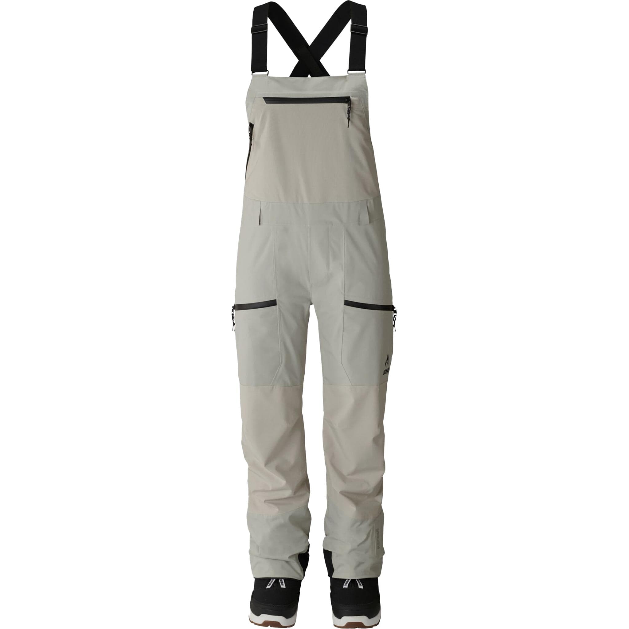 Jones Womens MTN Surf Recycled Bib Smoke Gray 2025 Womens Snowboard Pants