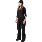 Jones Womens MTN Surf Recycled Bib Stealth Black 2025 Womens Snowboard Pants