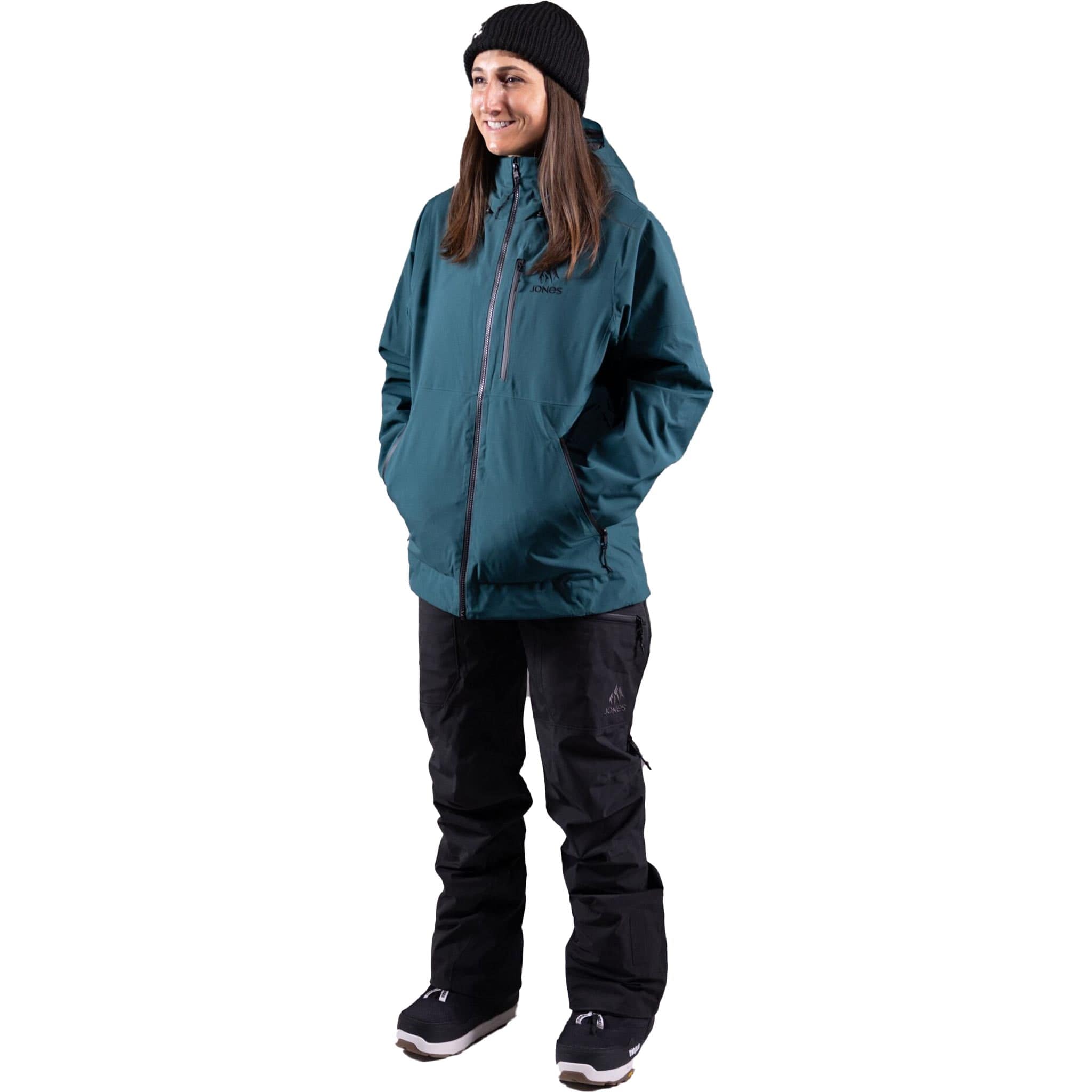 Jones Womens MTN Surf Recycled Jacket Pacific Teal 2025 Womens Snowboard Jacket