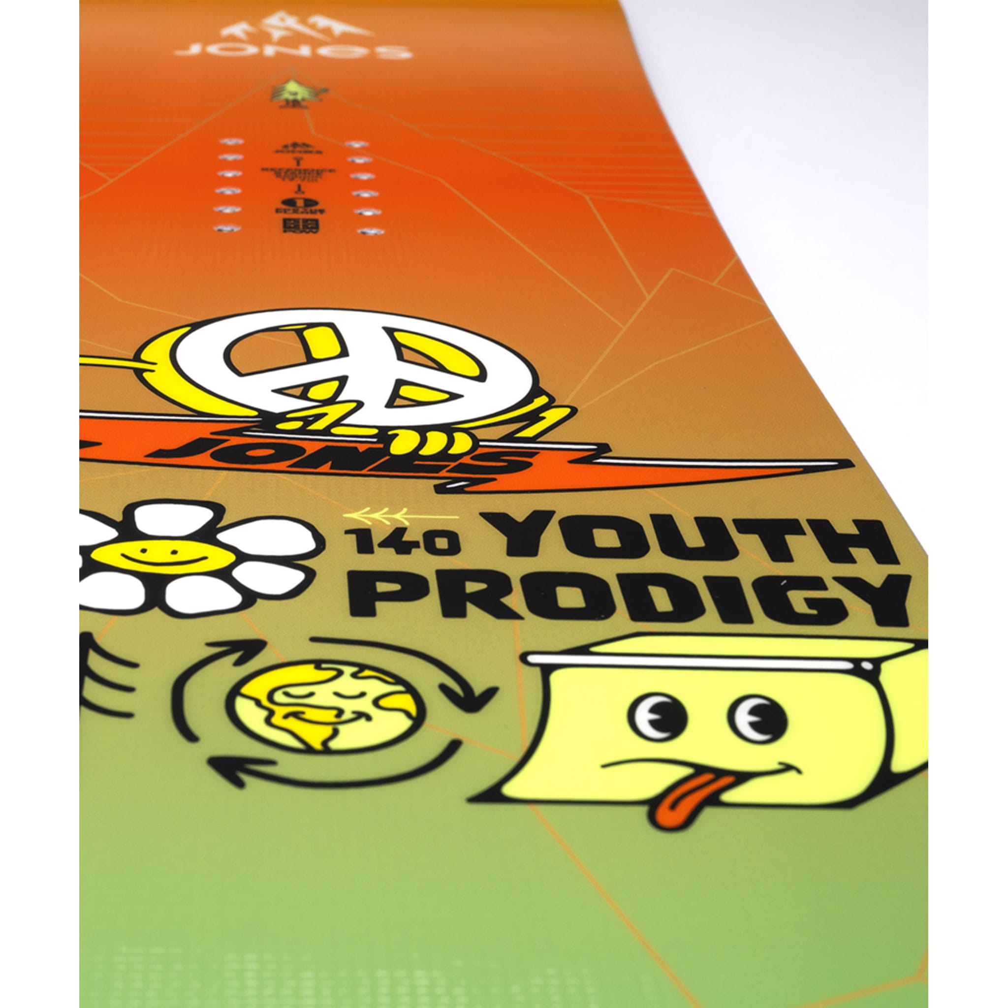 Jones Youth Prodigy Snowboard Orange 2027 Youth Snowboards