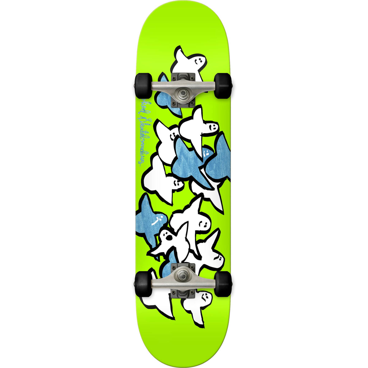 Krooked Birds Skateboard Complete Green 7.75" Skateboard Complete