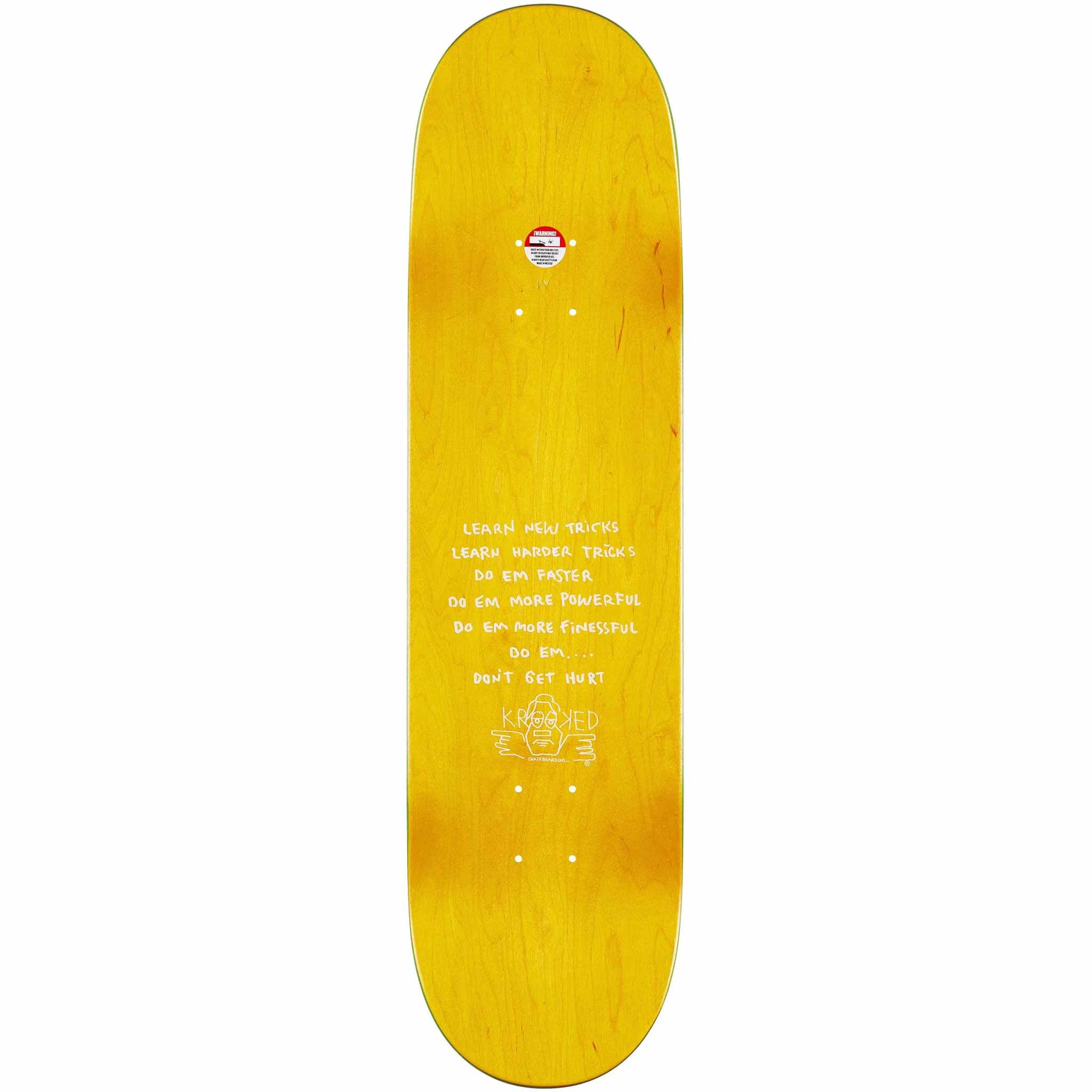 Krooked Cernicky Physical Ed 8.25" Skateboard Deck Sage Skateboard