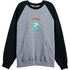 Krooked Embroidered Crewneck Heather Sweatshirts