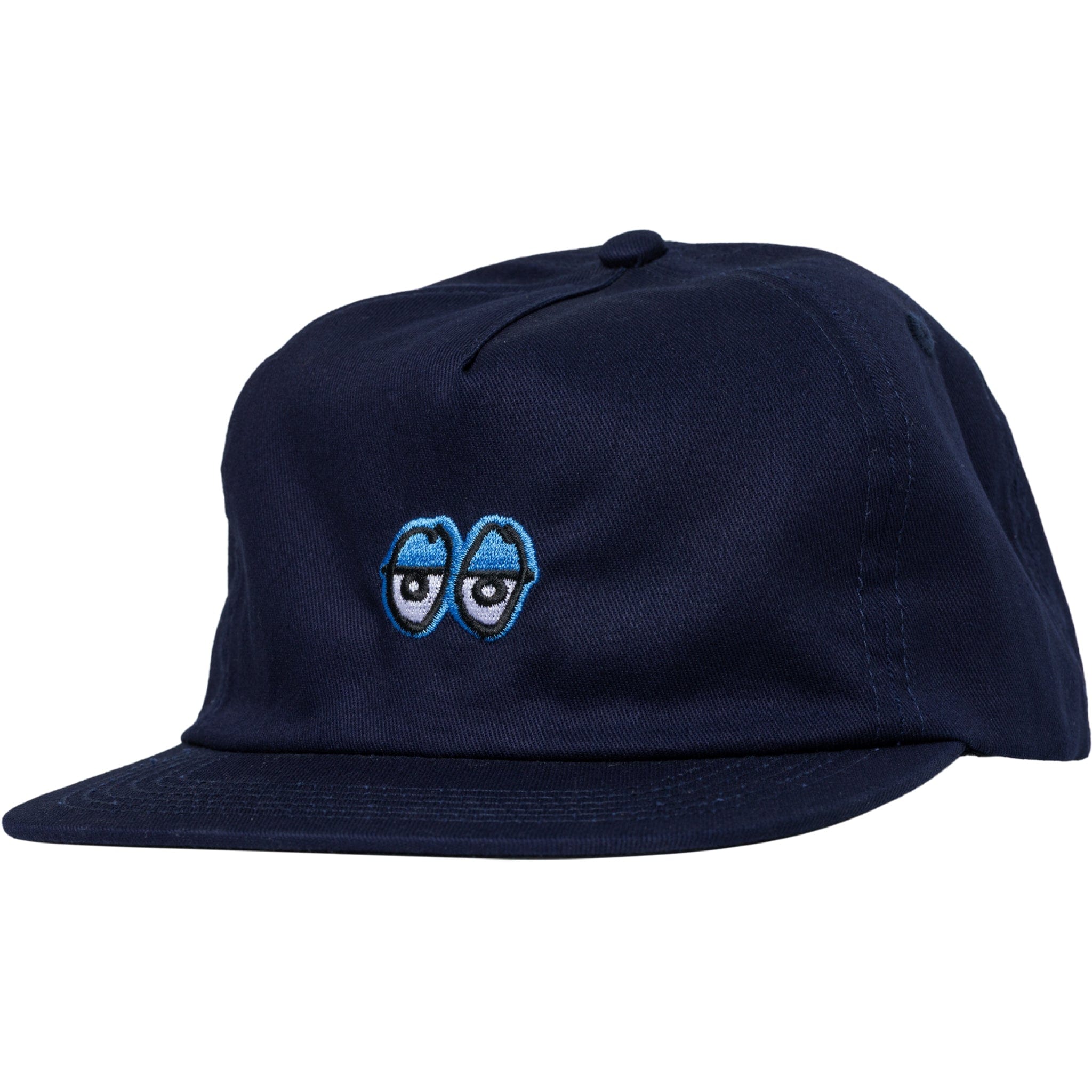 Krooked Eyes Snapback Navy Blue Hats