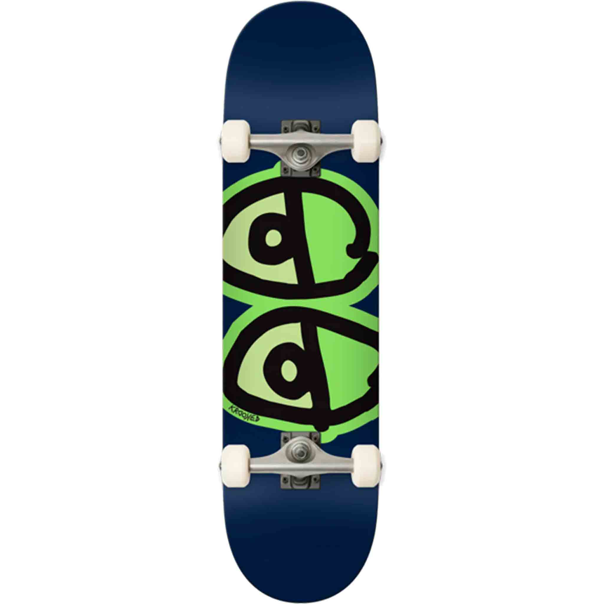 Krooked Glow Eyes 8.25" Complete Skateboard Skateboard Complete