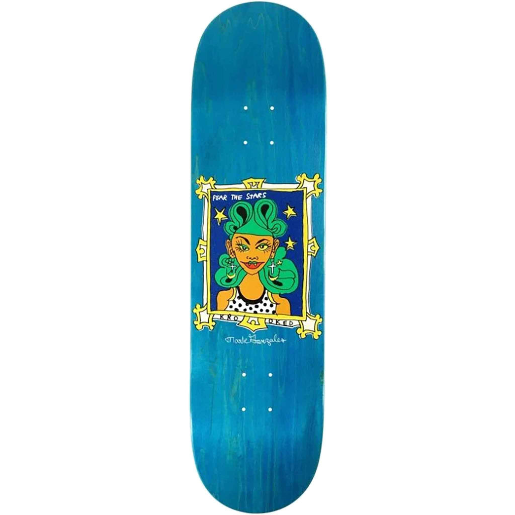Krooked Gonz Fear 8.5" Skateboard Deck Skateboard