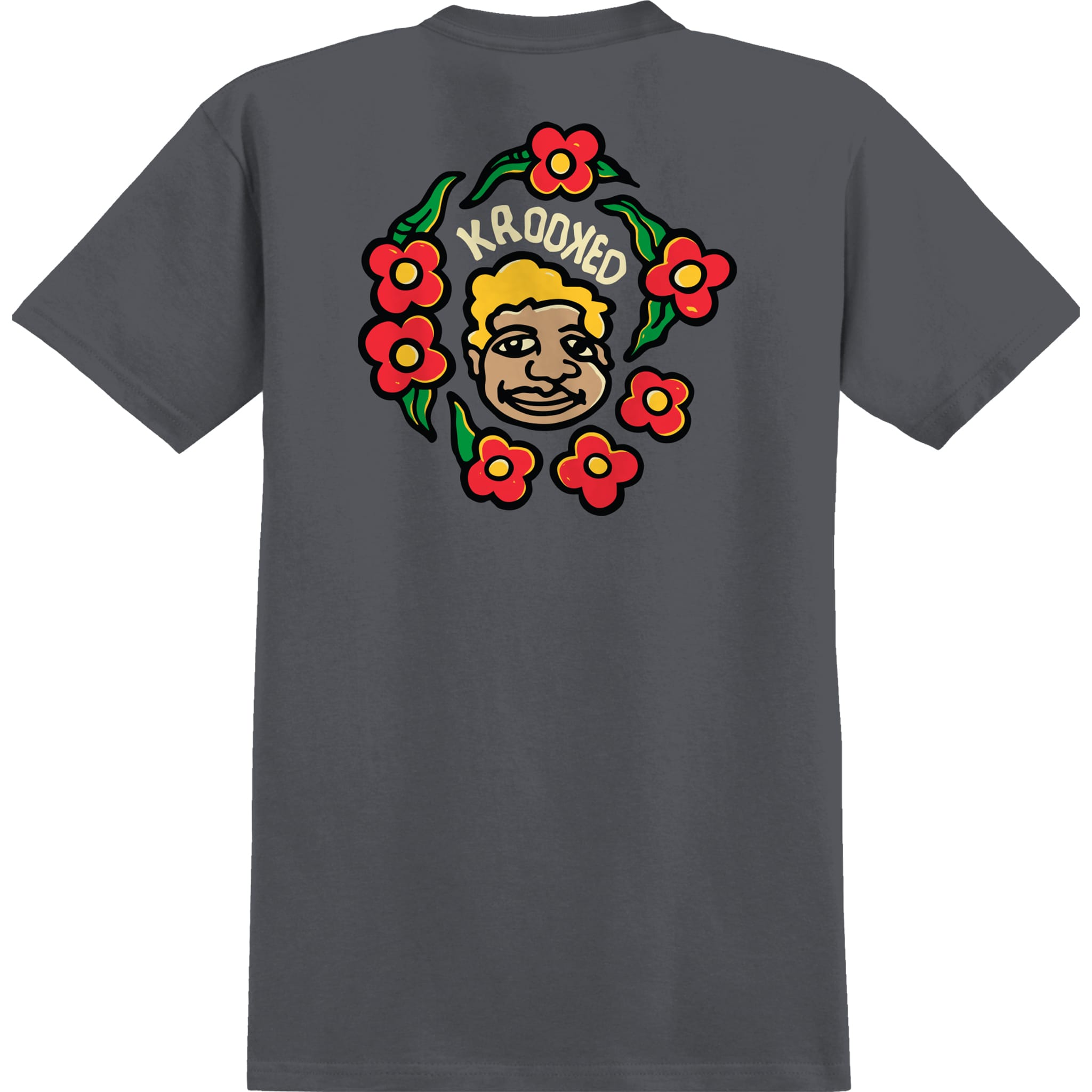 Krooked Krooked MG T-Shirt Charcoal T Shirt