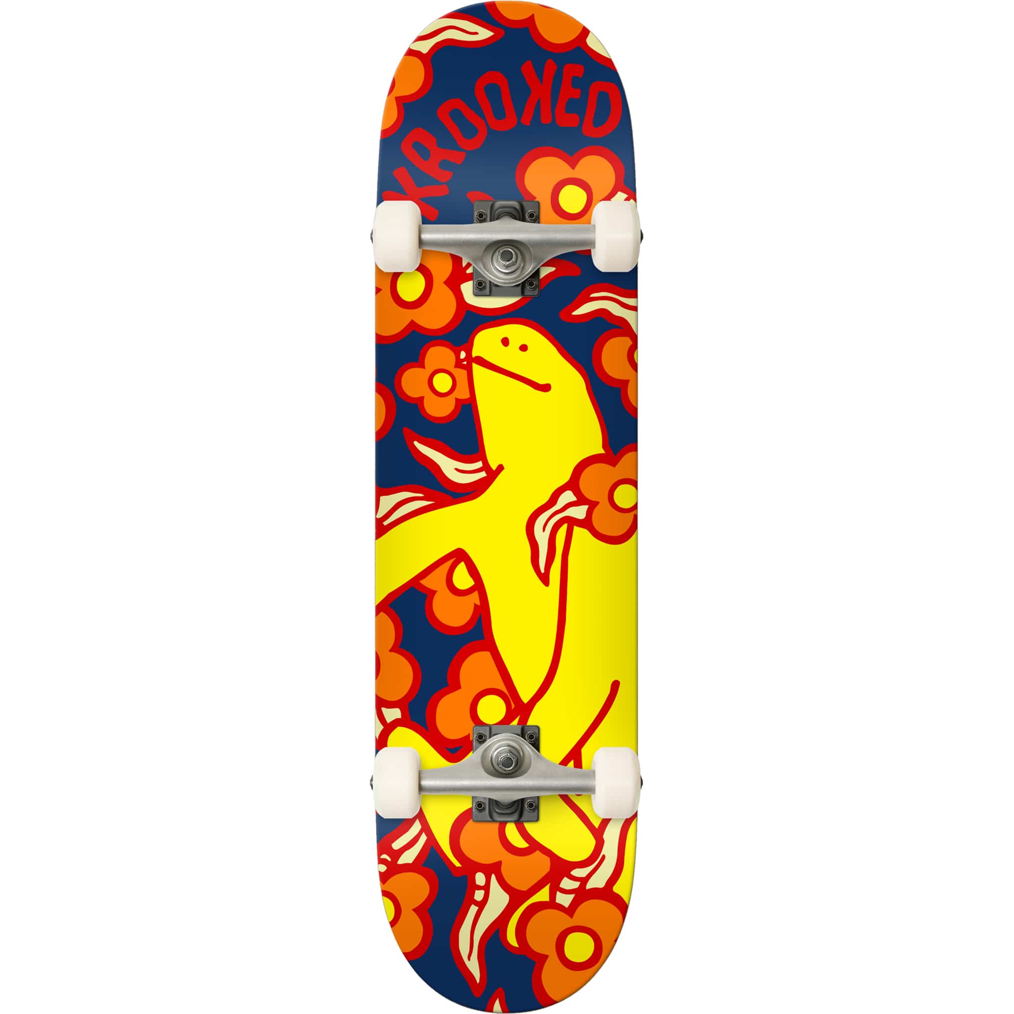 Krooked Shmoo Vibes Mini Skateboard Complete 7.3