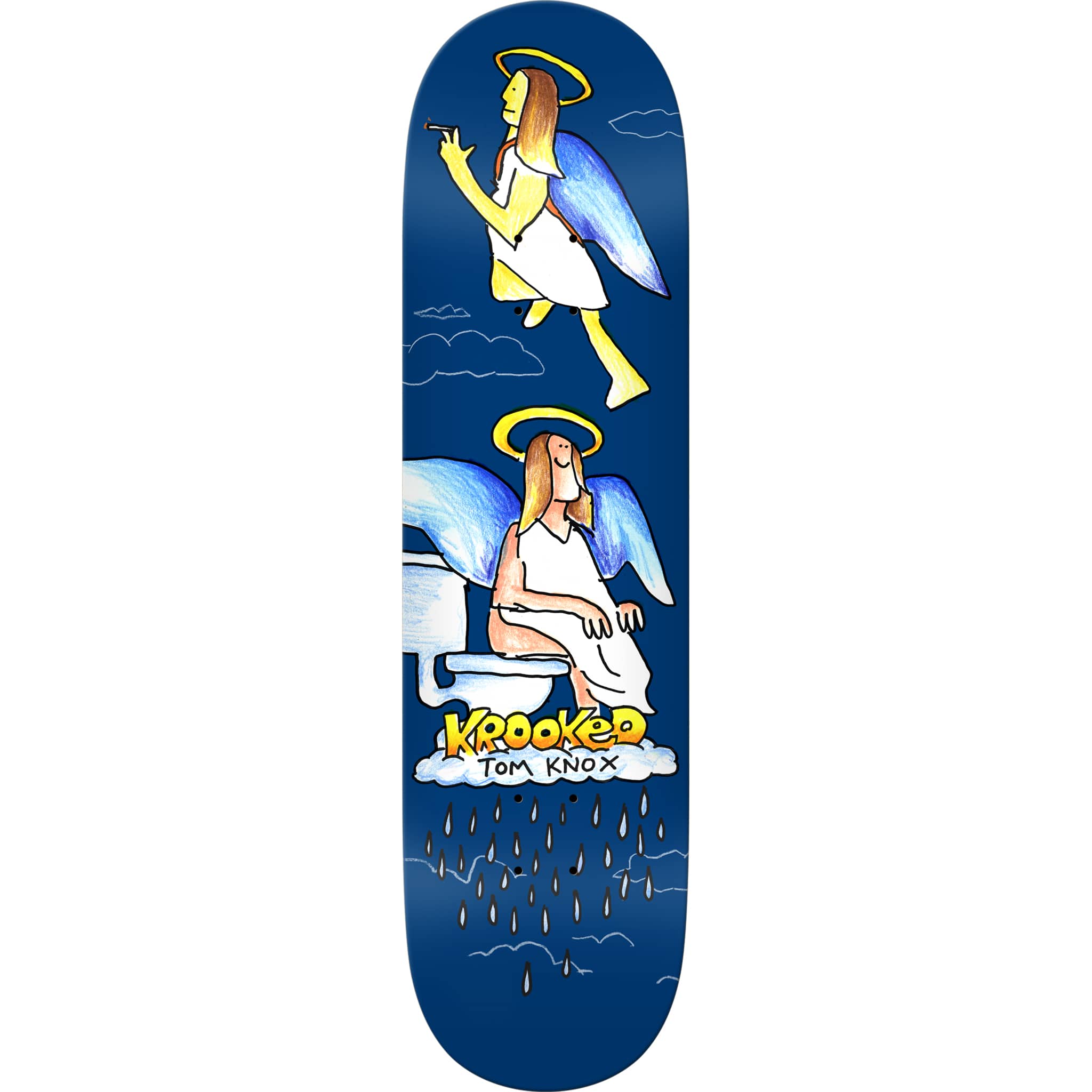 Krooked Tom Knox Angel Skateboard Deck 8.5" Skateboard