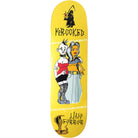 Krooked Una Punx 8.38" Skateboard Deck Yellow Skateboard