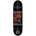 Krooked Worrest Chrome Twin Tail Skateboard Deck 8.38" Skateboard