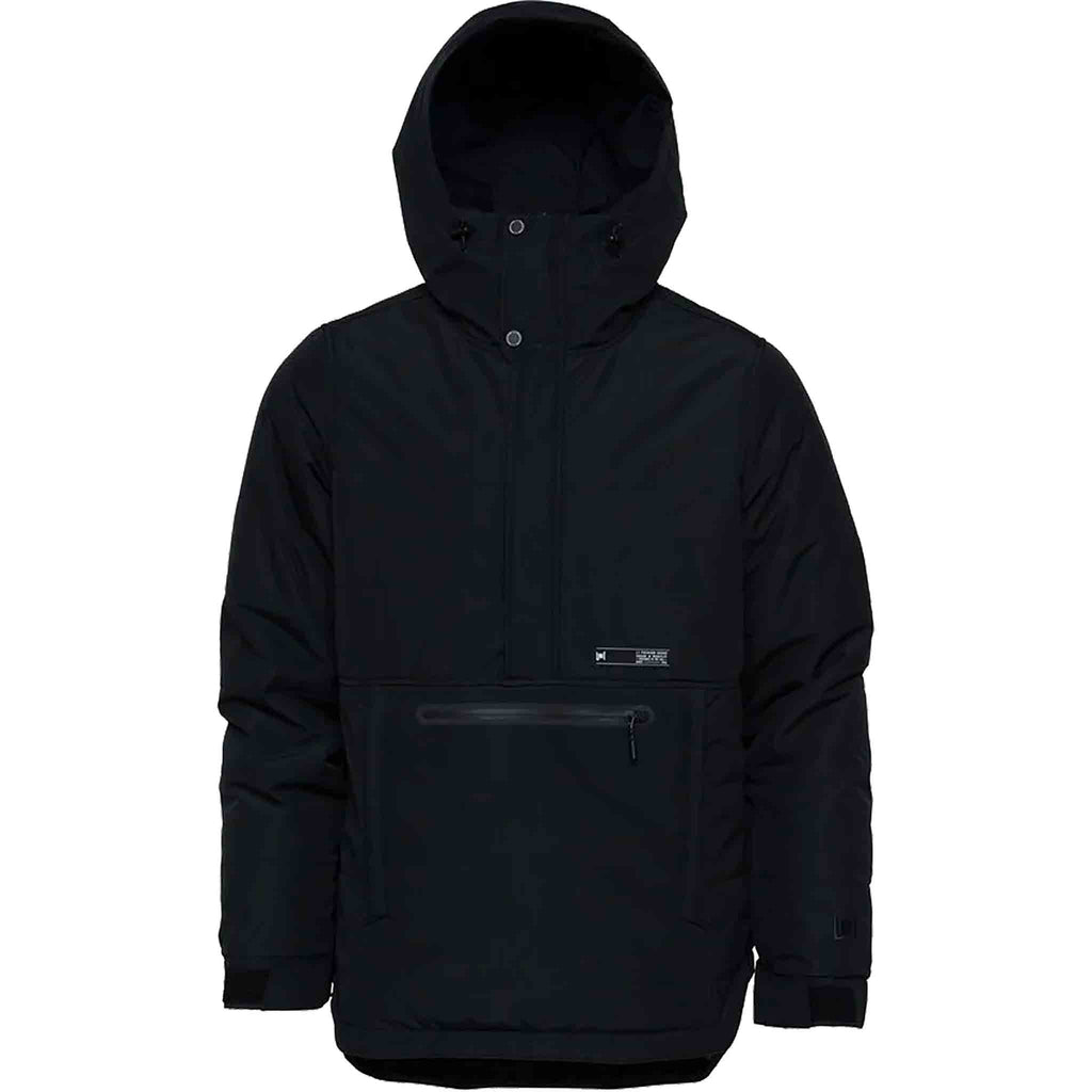 L1 Aftershock Snowboard Jacket Black 2024 Mens Snowboard Coat