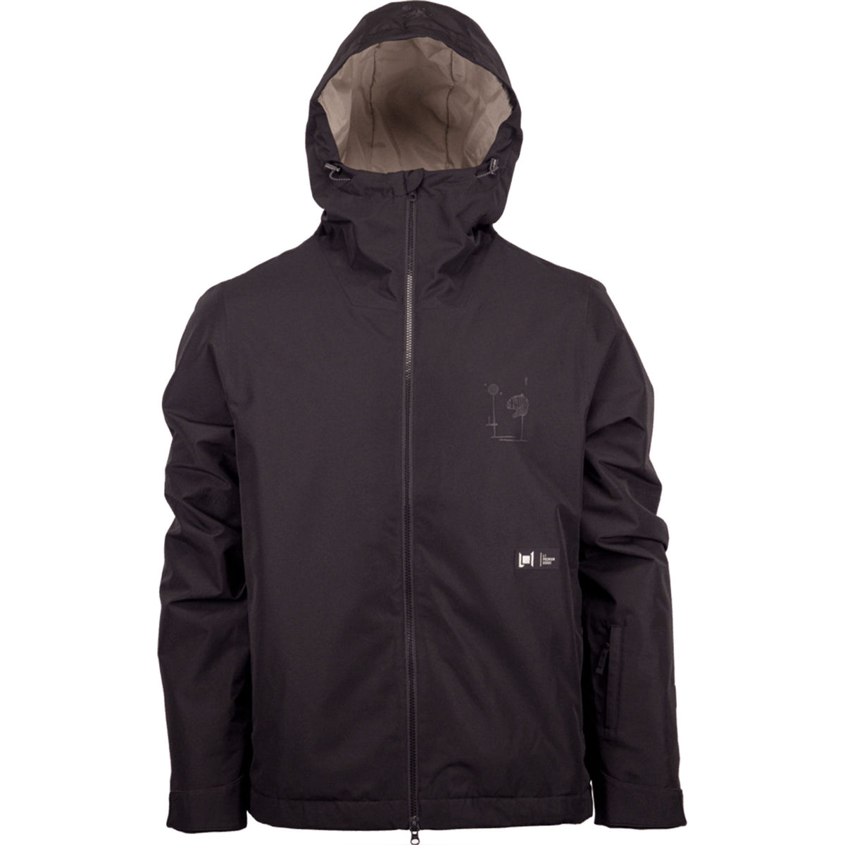 L1 Chroma Jacket Dom Wagner X Fabian Fuchs Black 2027 Mens Snowboard Jackets