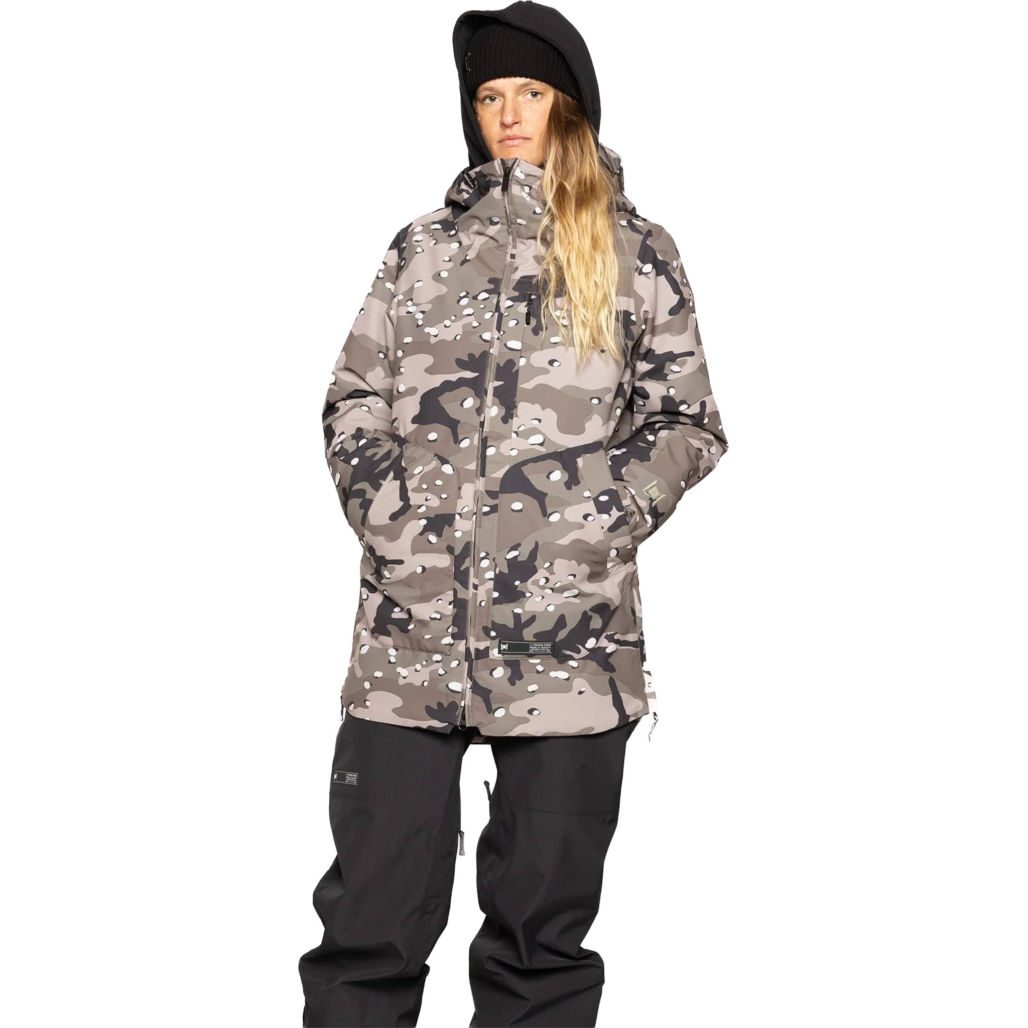 L1 Fairbanks Jacket Camo 2025 Womens Snowboard Jackets