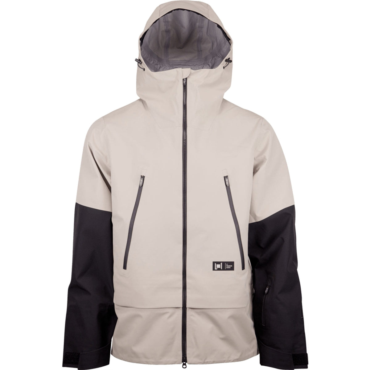 L1 Lighthouse Jacket Pale Grey Black 2027 Mens Snowboard Jackets