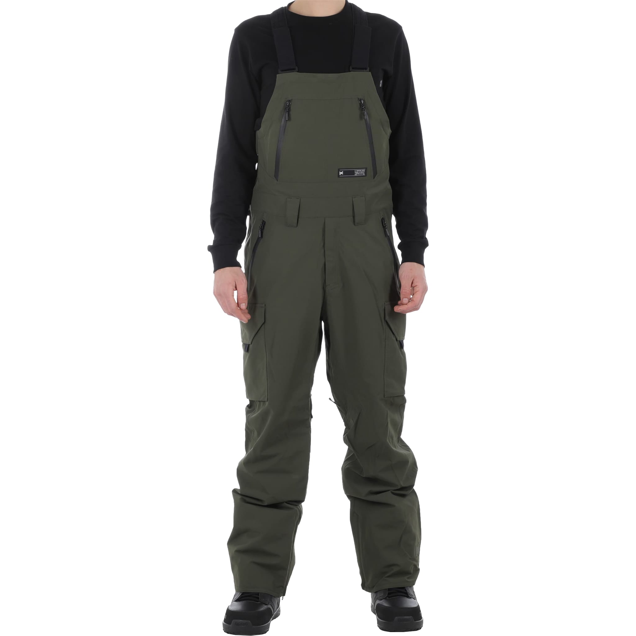 L1 Sentinal Bib Forest Night Mens Snowboard Pants