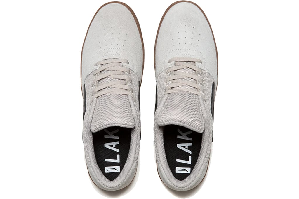 Lakai Brighton White Gum Suede Shoes