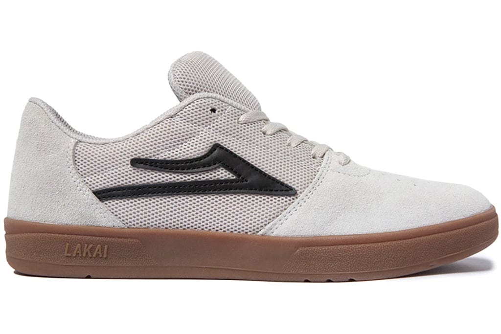 Lakai Brighton White Gum Suede Shoes