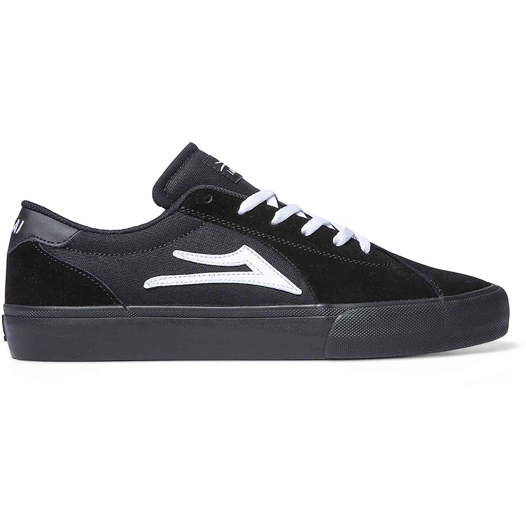 Lakai Flaco II Black Black Suede Shoes