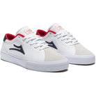 Lakai Flaco II White Navy Leather Shoes