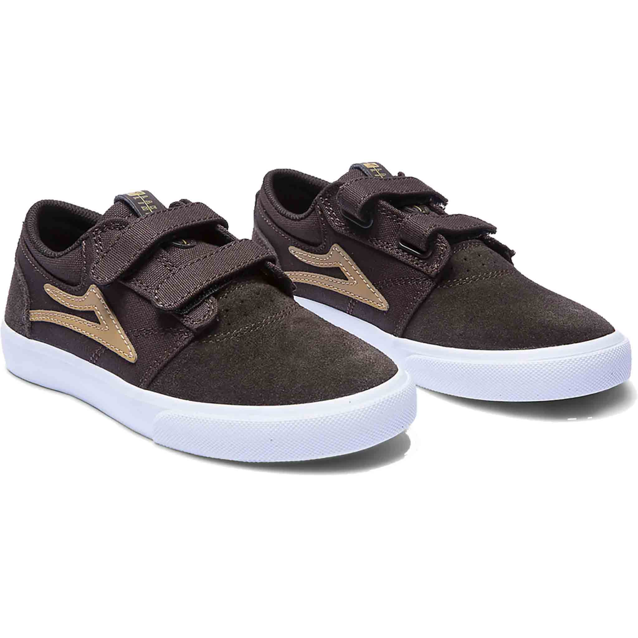 Lakai Griffin Kids Chocolate Suede Kids Shoes