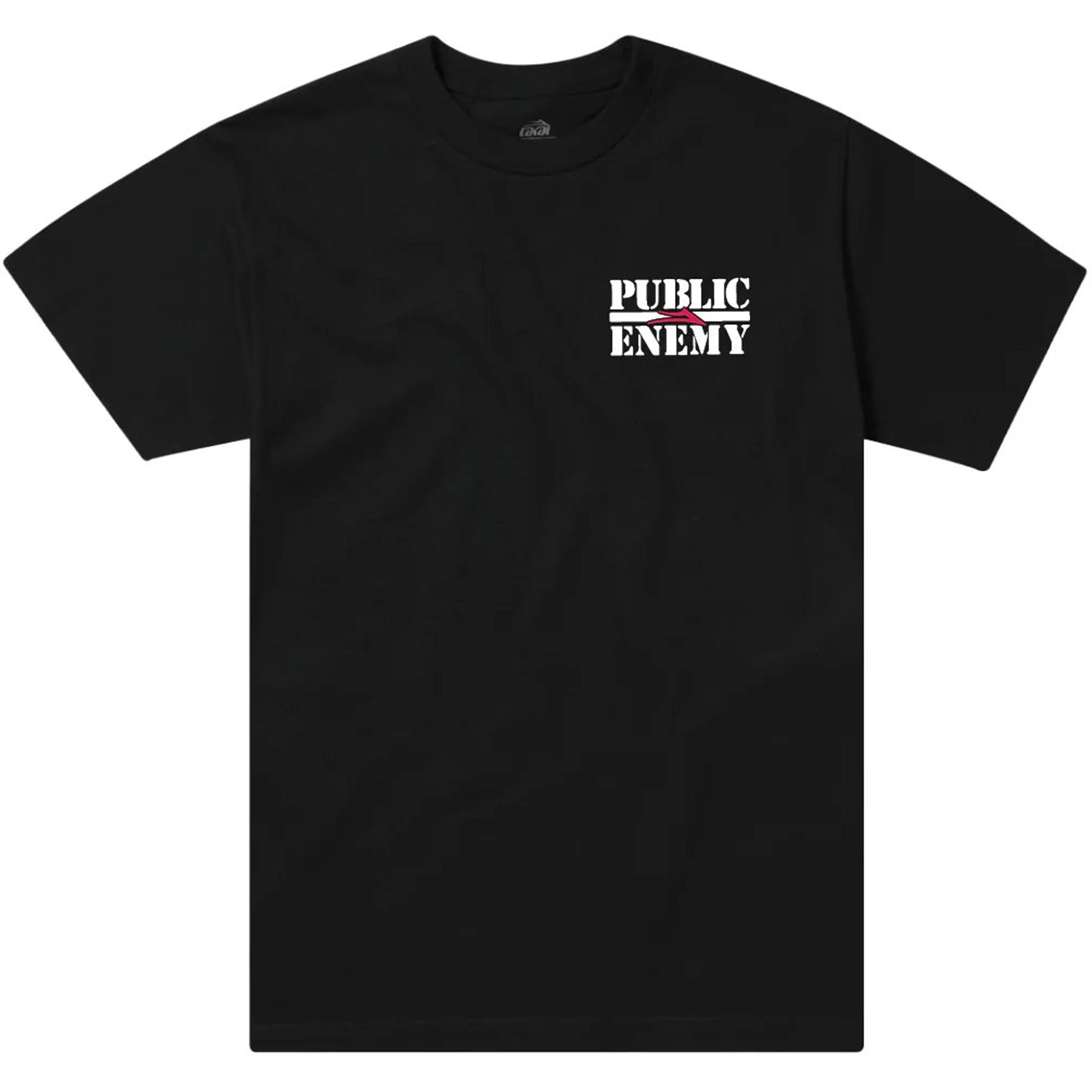 Lakai Public Enemy Sniper Logo Tee Black T Shirt