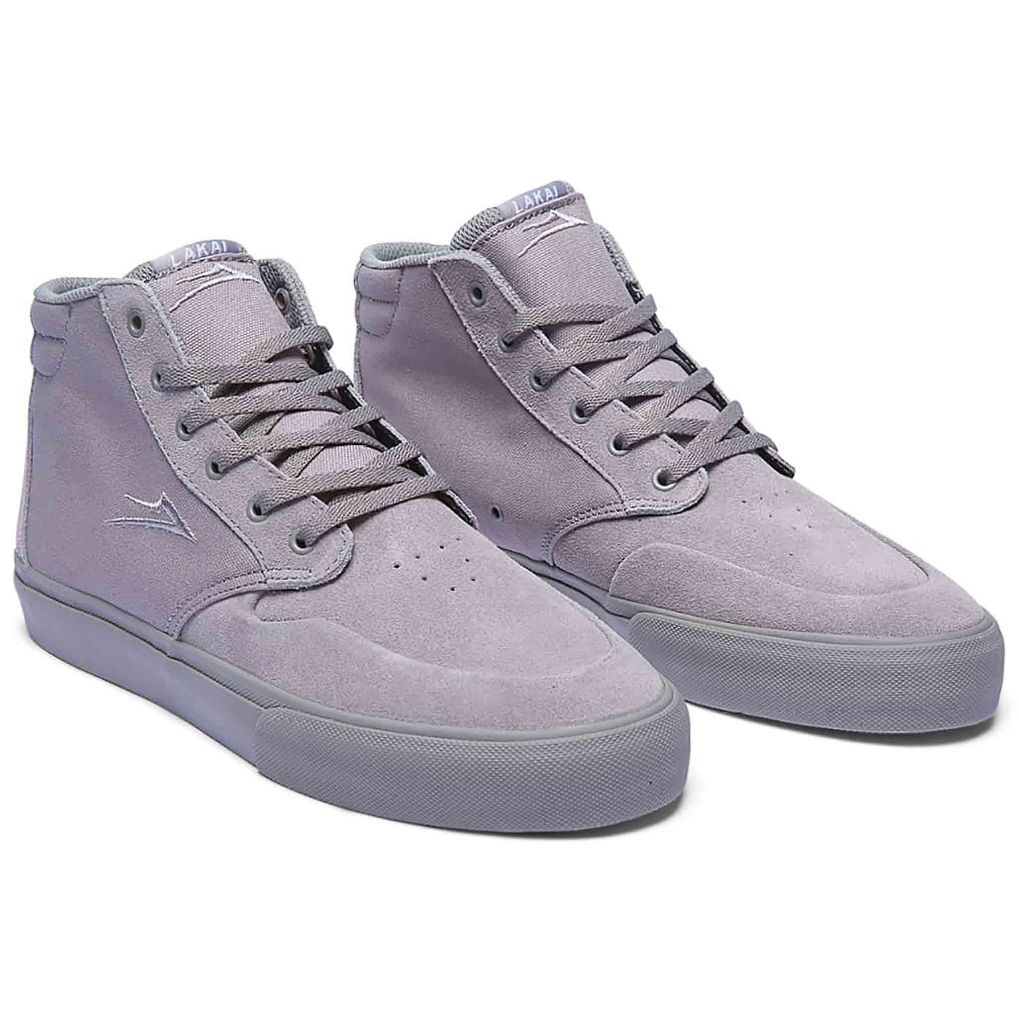 Lakai Riley 3 High Grey Suede Shoes