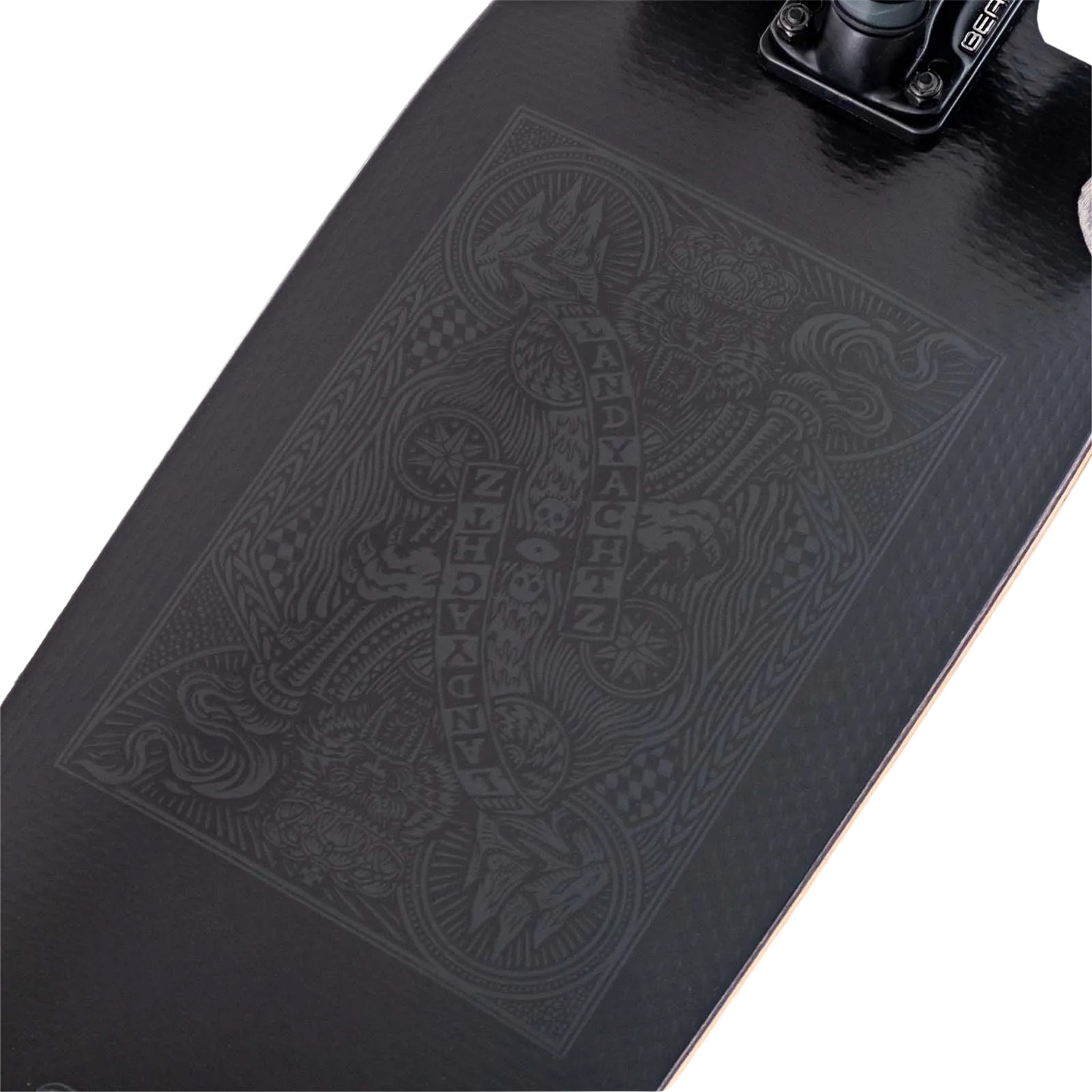 Landyachtz Dinghy Coffin Stealth Card 28.5" Cruiser Complete Longboard Complete