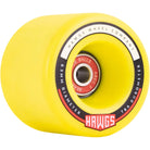 Landyachtz Yellow Fatty Hawgs Bearing Bundle 63mm Longboard Wheels Skateboard Wheels