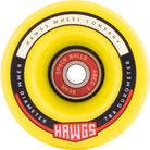 Landyachtz Yellow Fatty Hawgs Bearing Bundle 63mm Longboard Wheels Skateboard Wheels