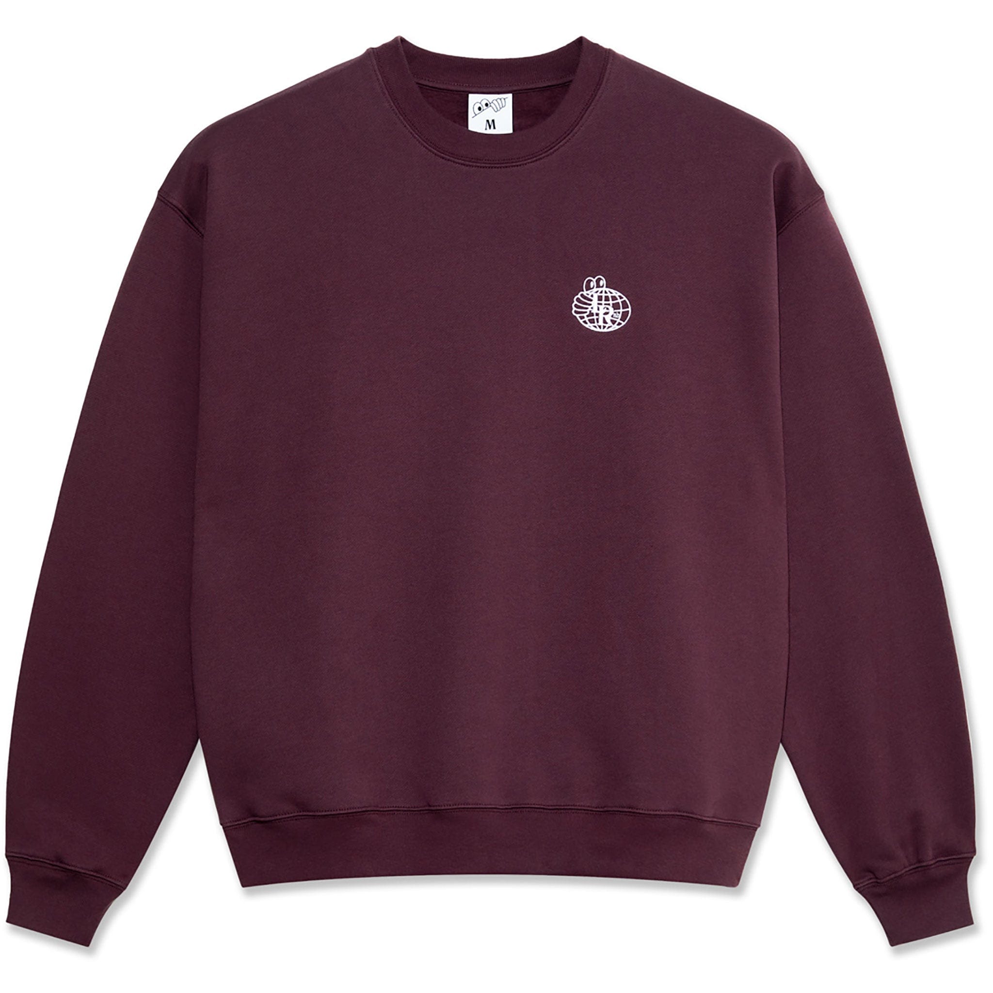 Last Resort AB Atlas Monogram Crewneck Plum Sweatshirts