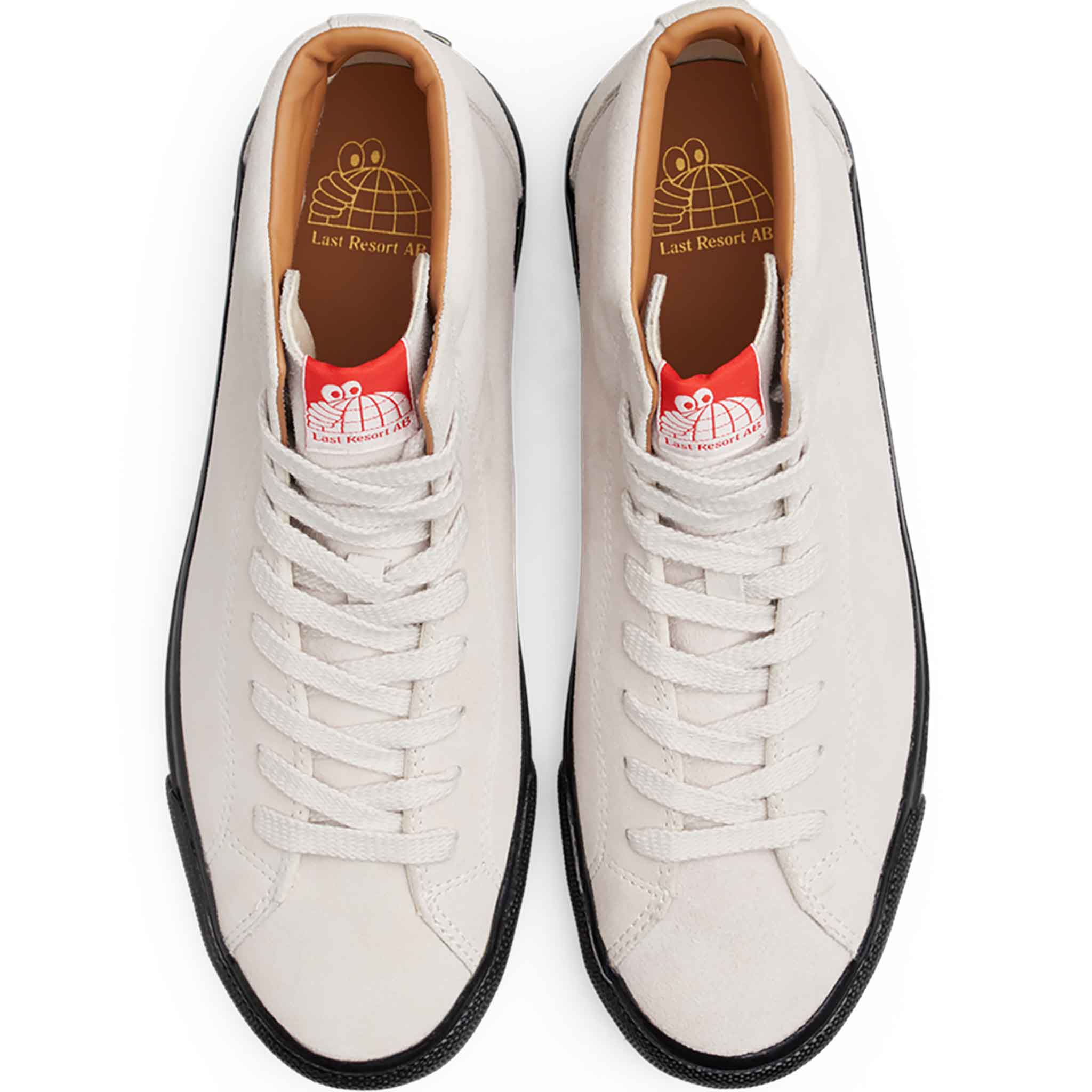 Last Resort AB VM003 Hi Suede White Black Shoes