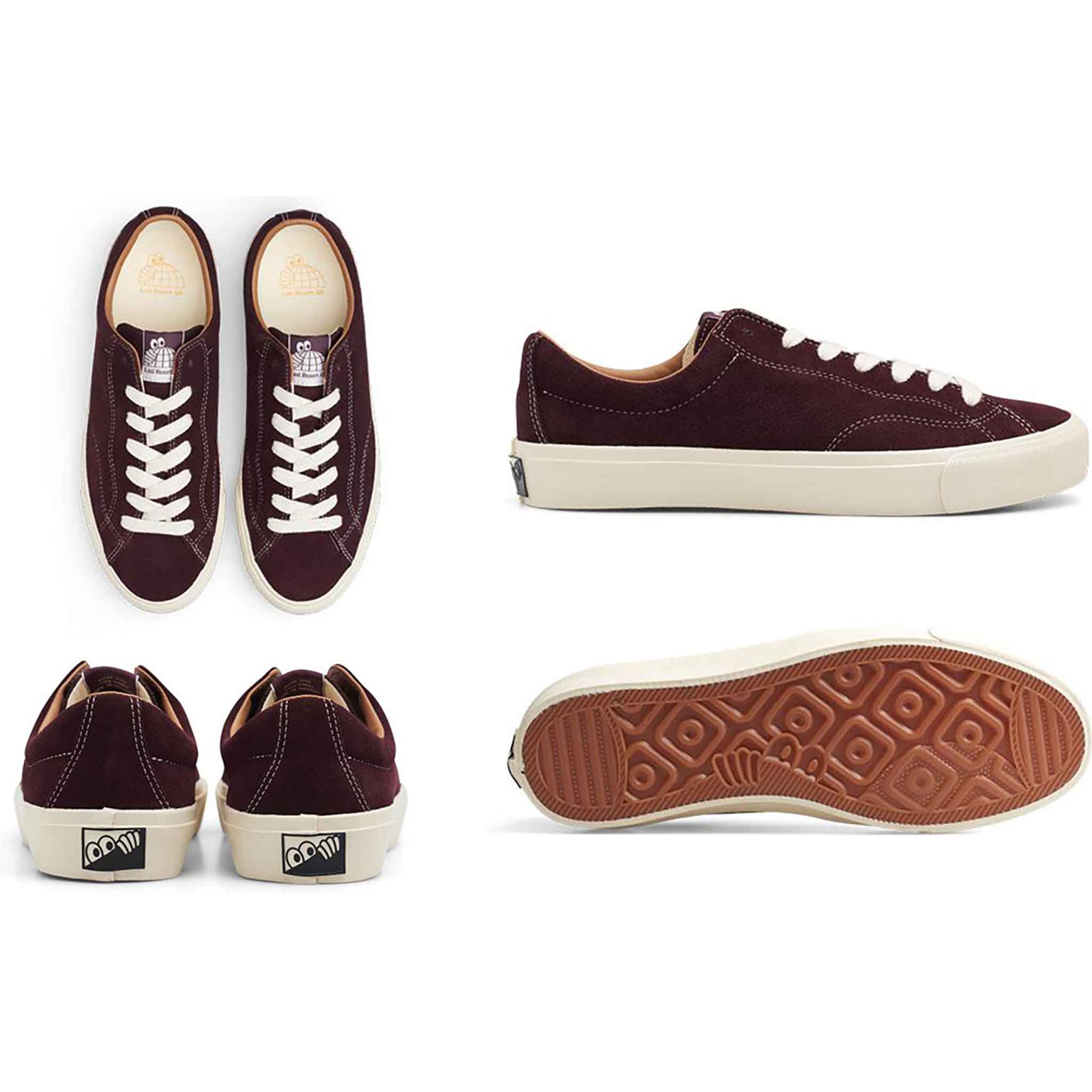 Last Resort AB VM003 LO Suede Fig Red White Shoes