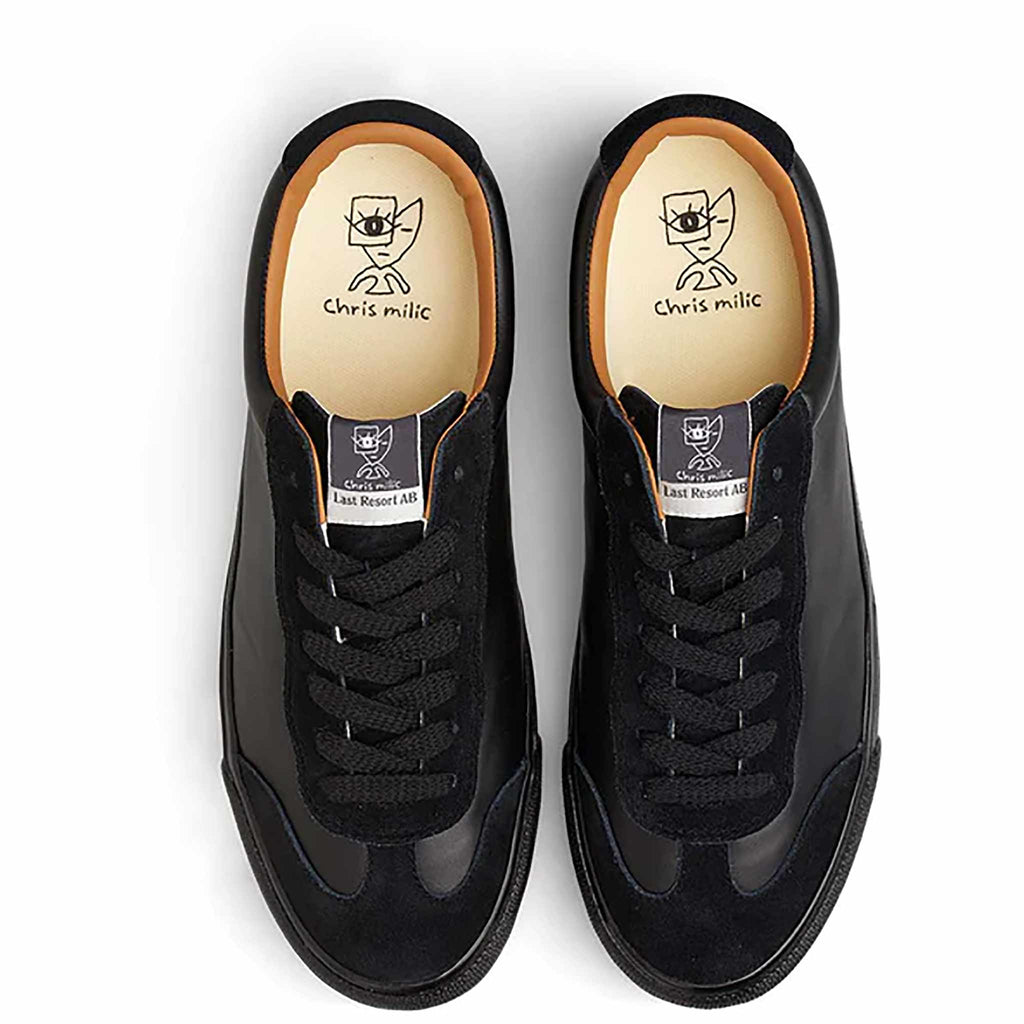 Last Resort AB VM004 Milic Leather/Suede Lo Duo Black/Black Shoes