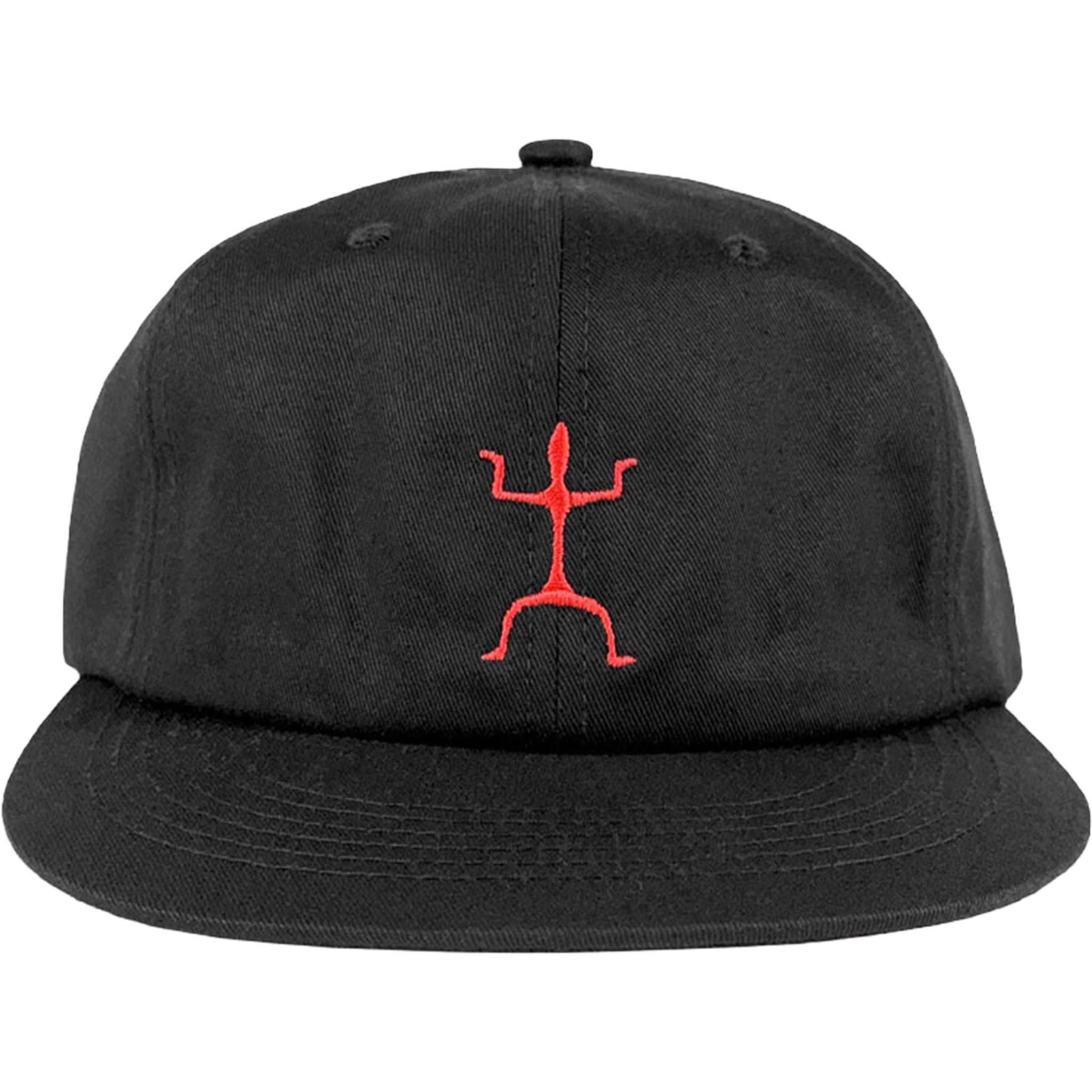 Lo-Res Hieros Strapback Hat Black Hats