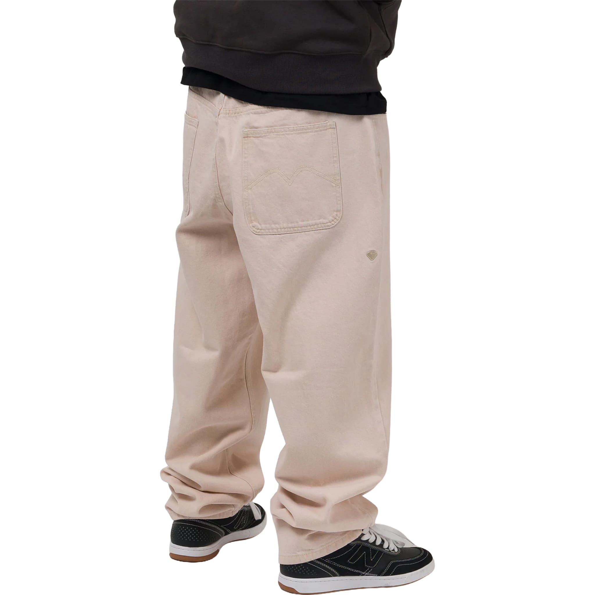 Loviah 1990 Baggy Denim Pant Dye Sand Bleach Wash Pants