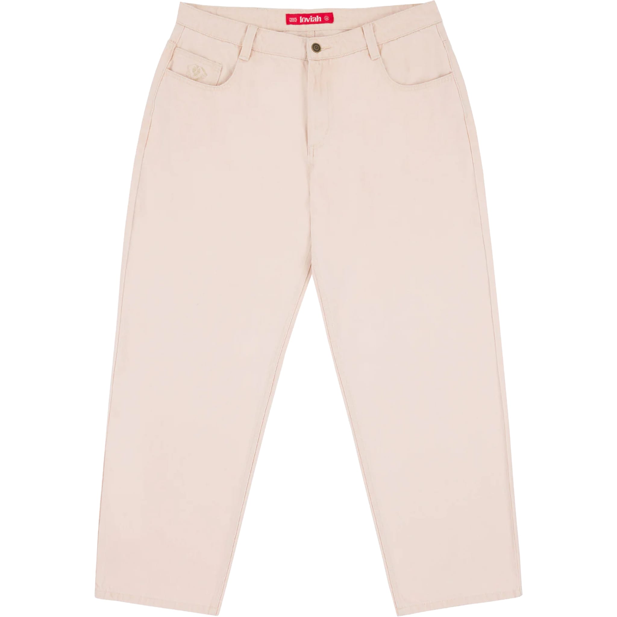 Loviah 1990 Baggy Denim Pant Dye Sand Bleach Wash Pants